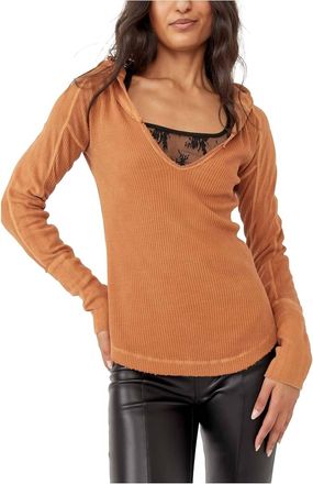 Free People Margo Essential Hoodie In Bran