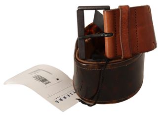 Ermanno Scervino Leather Buckle Waist Womens Belt