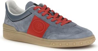 Valentino Garavani Mens Upvillage Sneakers Grey-Coral Red-Nero-Grey-Nero-Ambra Red/nero-grey/nero/ambra