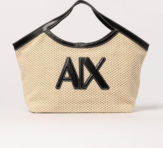 A|X Armani Exchange Borsa Armani Exchange in rafia e pelle sintetica