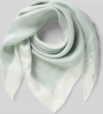 HUGO BOSS Tuch aus reiner Seide Modell LAINY in Mint, Gr&ouml;&szlig;e 1