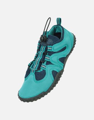 Mountain Warehouse Womens Mountain Warehouse Womens/Ladies Adjustable Water Shoes - Blue/Green - Size: 4