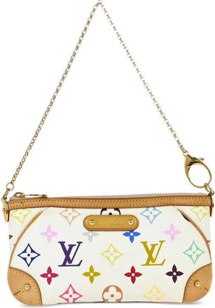 Louis Vuitton Borsa a spalla Pochette MM multicolore 2011 - Bianco