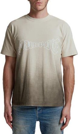 Purple Ombr&eacute; Textured Cotton Graphic T-Shirt in Khaki at Nordstrom Rack, Size X-Large