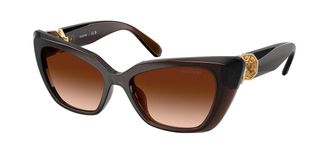 Swarovski SK6047 108474 Womens Sunglasses Brown Size 54