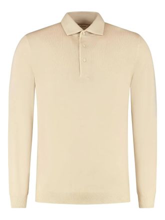 Gran Sasso long-sleeve polo shirt - men - Fabric - 48 - Yellow