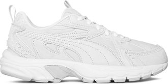 Puma Heren Milenio Tech Leather Lage Sportschoenen (Grijs)