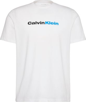 Calvin Klein Jeans T-Shirt CALVIN KLEIN JEANS JEANS GRAPHICS, Herren, Gr. XXL, hellwei&szlig;, Web, Obermaterial: 100% Baumwolle, unifarben, regular fit normal, Rundhals, eing