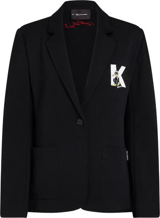 Karl Lagerfeld x Disney Blazer in jersey - Nero