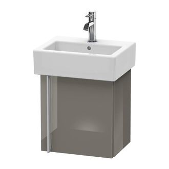 Duravit M&oacute;dulo Mural Duravit Vero 6271, Con 1 Puerta, Bisagra De Puerta A La Derecha, 400 Mm, Color (frente/cuerpo): Laca De Color Gris Franela De Alto Brillo