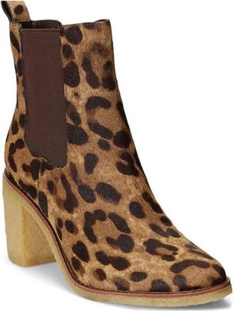 Lauren Ralph Lauren Marianna Boots Womens Brown Suede Ankle Bootie LION154