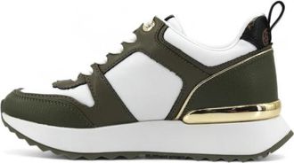 Guess Kynneth Sneaker - Dames - Sneakers - Groen - 38 EU - Leer - Schoenen