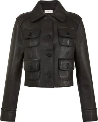 P.A.R.O.S.H. Mujer, Chaquetas, Negro, Talla: S