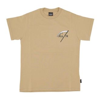 PROPAGANDA T-Shirts, male, Brown, Size: XL Death Card Tee Camel T-Shirt