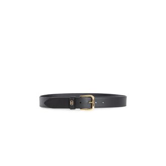 Gucci squared buckled belt and interlocking g