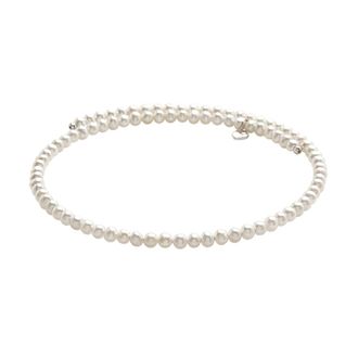CHANTECLER Necklaces, female, Gray, Size: ONE SIZE Et Voil&agrave; Silver Necklace with Fresh Water Pearls