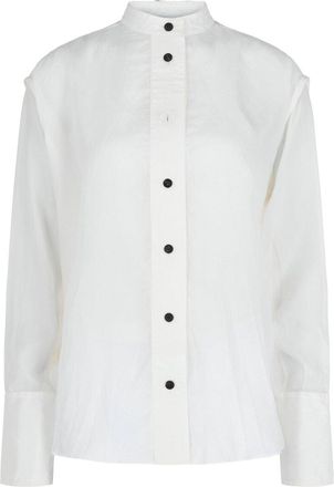 Ferragamo Irregular Pleat Blouse