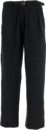 Pas Normal Studios Black Off-Race Technical Wide Straight-Leg Pants