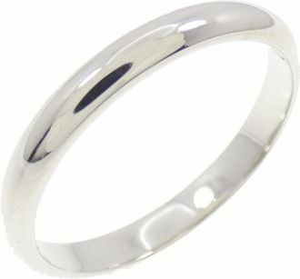 Cartier Platinum Platinum 950 Band Ring (Pre-Owned)