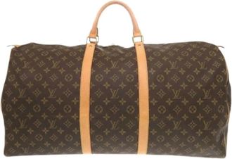 Louis Vuitton Pre-owned Boston Bag - Heren - Vintage Weekendtas - Bruin - ONE Size - Vintage