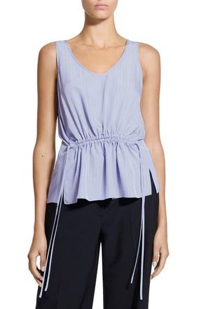 Theory Drawstring Waist Tank in Lavender Multi at Nordstrom, Size X-Large