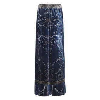 Pierre-Louis Mascia Wide Trousers - Trousers - Mujer - Azul - M