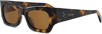 Celine Celine, Accessoires, unisex, Bruin, ONE Size, Cl 40333U 3 Dots Zonnebril
