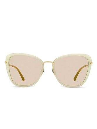 POMELLATO butterfly-shape sunglasses - women - Acetate - One Size - Neutrals