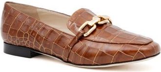 Amalfi By Rangoni Gentile Bit Loafer in Bruciato Cocco Bengla Gold at Nordstrom, Size 9.5