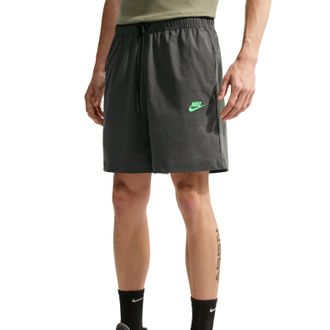Nike Tech Woven Shorts Newsprint Illusion Green HQ0470-005