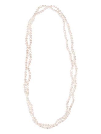 Baggins sterling silver freshwater pearl necklace - women - Sterling Silver/Freshwater Pearl - 54