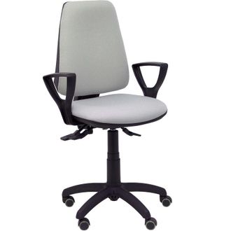 Piqueras y Crespo Piqueras Y Crespo - Silla Elche s bali gris claro brazos fijos ruedas de parqué