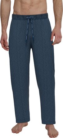 Tom Tailor Pyjamahose TOM TAILOR Tennessee, Herren, Gr. 56 (XXL), N-Gr, blau (blau, mittel, uni), Single Jersey, Obermaterial: 60% Baumwolle, 40% Polyester, lang