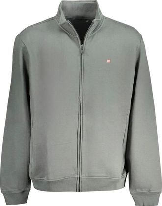 Napapijri Heren, Sweatshirts & Hoodies, Groen, Maat: 2XL Katoen