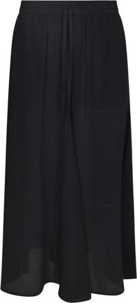 P.A.R.O.S.H. Grijze midi-rok met pailletten - Dames - Midirokken - Blauw - M - Pailletten - Rokken
