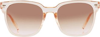 Calvin Klein Brown Gradient Square Ladies Sunglasses CK20519S 270 55
