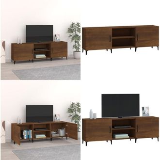 vidaXL Mobile Porta TV Rovere Marrone 150x30x50cm in Legno Multistrato - Mobile per stereo - Mobile in legno