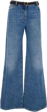 Elisabetta Franchi Mujer, Vaqueros, Azul, Talla: W26