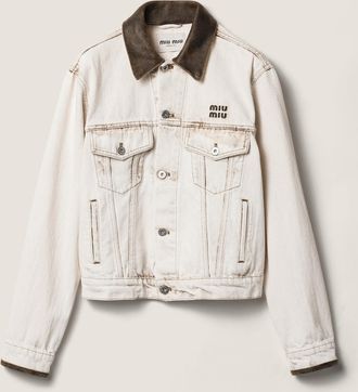 Miu Miu Denim blouson jacket