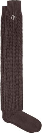 Moncler Logo-patch Ribbed Socks