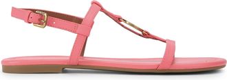 Kurt Geiger Womens Leather Bromley Flat Sandal Sandals - Pink - Size UK 8