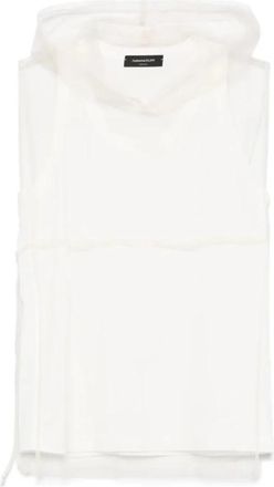 Fabiana Filippi Jersey Tops voor Vrouwen - Dames - Tops zonder mouwen - Wit - M - Katoen - Tops