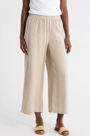 Splendid Angie Cropped Palazzo Pants in Fawn at Nordstrom Rack, Size X-Small