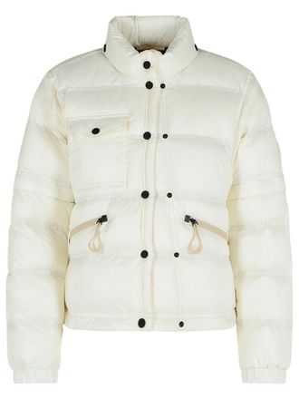 ブルゾン MONCLER Women Bomber Jackets 098 1A000 20 597YF034 White Beige Nylon Bomber Jacket - Moncler Grenoble - Women | WE IN