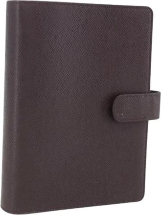 Louis Vuitton Pre-owned Accessories, female, Brown, Size: ONE SIZE Pre-owned Leather Home-Office