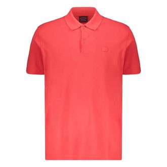 Paul & Shark Paul & Shark, Polo Shirts, male, Red, Size: 2XL Short Sleeve Polo