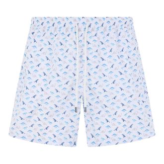 Fedeli Beachwear, male, Blue, Size: 3XL Madeira Swim Trunks