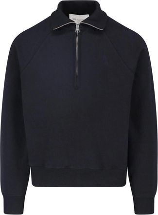 Ami Cotton Zip-Up Sweatshirt