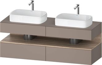 Duravit Qatego Consola Mueble Bajo Lavabo, 2 Extensiones, 2 - Duravit