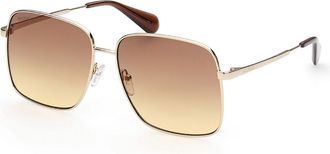 Max & Co. MO0029 32F Womens Sunglasses Gold Size 59